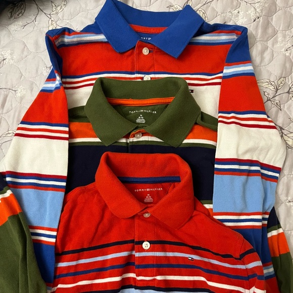 3x Tommy Hilfiger Collared Shirts (Youth M, 8-10) - Picture 1 of 1